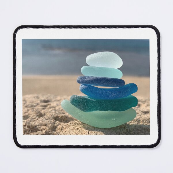 Item preview, Seaglass blue stack designed and sold by Jums-Med.