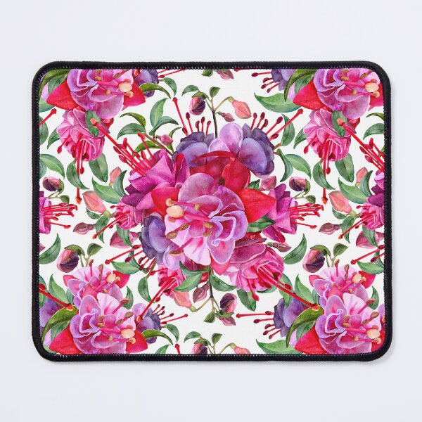Item preview, Watercolor Fuchsia Flowers - Pink and Purple Palette designed and sold by Sketchbook Designs.