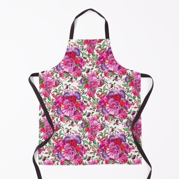 Item preview, Watercolor Fuchsia Flowers - Pink and Purple Palette designed and sold by Sketchbook Designs.