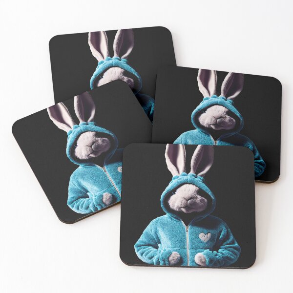 Item preview, Blauhoppel, the cool cuddly rabbit - the cute pet to love designed and sold by Pixelboys.