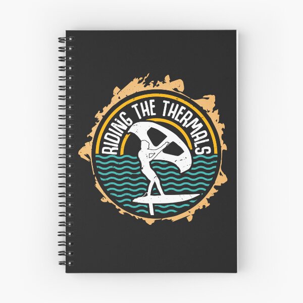 Item preview, Riding the Thermals Retro Vintage Wing Foil Wing Surf Wingfoiler Wingsurfer designed and sold by LumbardaDesigns.