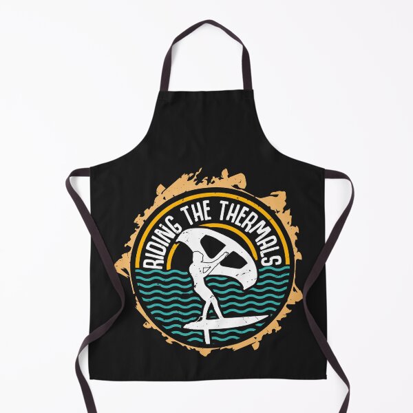 Item preview, Riding the Thermals Retro Vintage Wing Foil Wing Surf Wingfoiler Wingsurfer designed and sold by LumbardaDesigns.