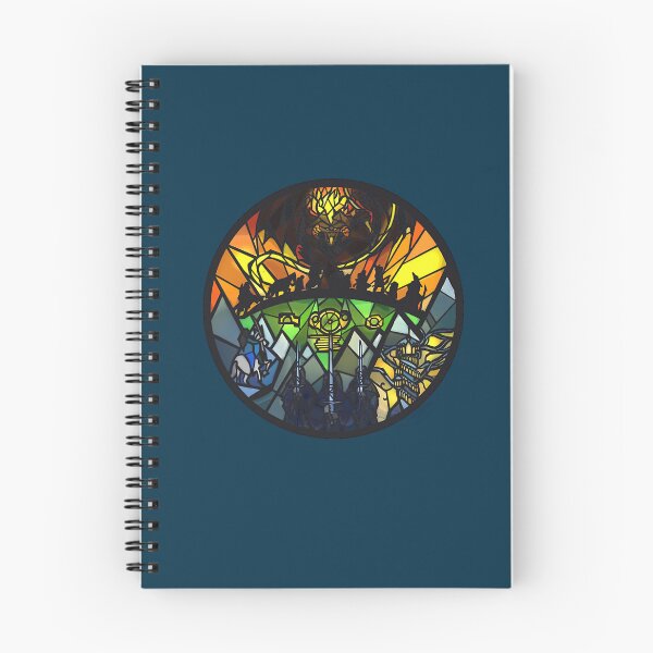Item preview, Fellowship of the Ring Stained Glass Print designed and sold by stackyteez.