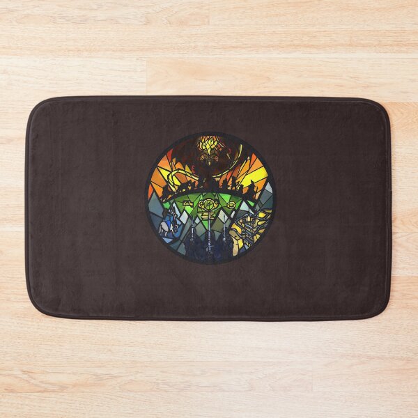 Item preview, Fellowship of the Ring Stained Glass Print designed and sold by stackyteez.