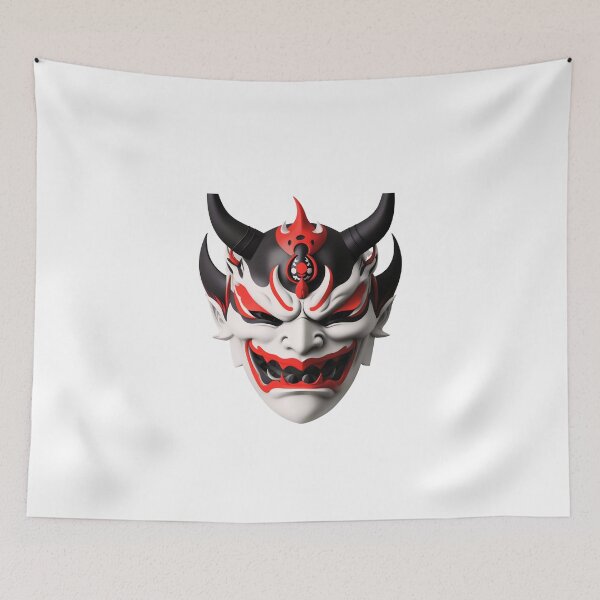 Item preview, DPrompt Design, T-Shirt, Funny Shirt, Dad Gifts, Mom Gift, Their Gifts , Graphic Tee, Cute JAPANESE HANNYA MASK designed and sold by DPrompt.