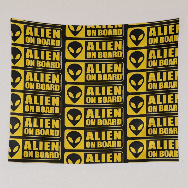 Item preview, Alien on board - Signal designed and sold by AreaStickers.