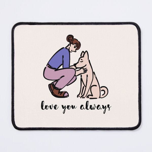 Item preview, Dog pet love you always passed away bereavement grieving quote miss you white beige designed and sold by emcazalet.