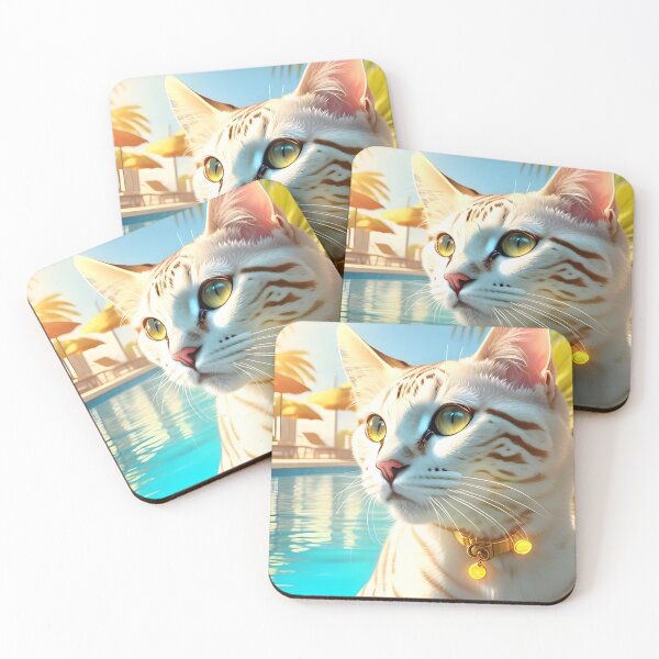 Item preview, Magical cat Akari in vacation paradise designed and sold by YuniaMiyu.
