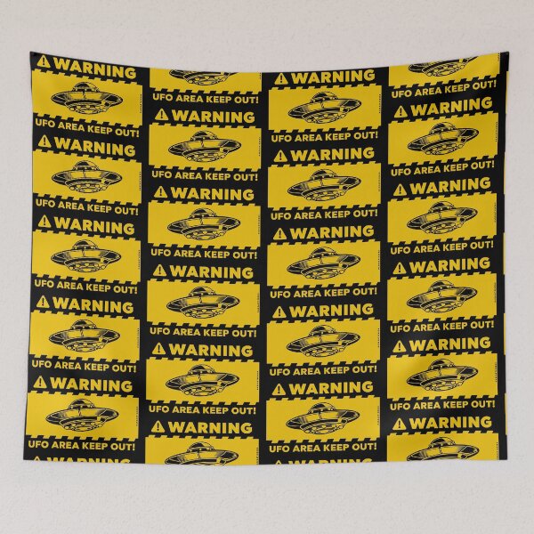 Item preview, WARNING Ufo Area KEEP OUT - Signal designed and sold by AreaStickers.