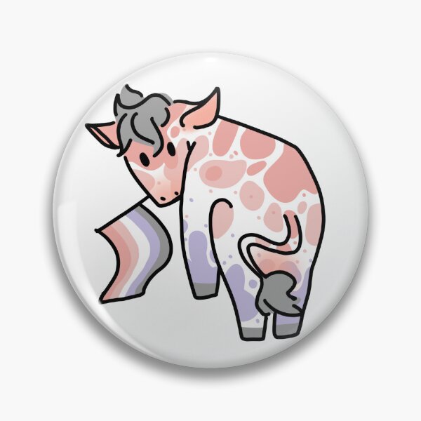 Item preview, Cupioromantic Pride Cow designed and sold by HelLoveHelena.