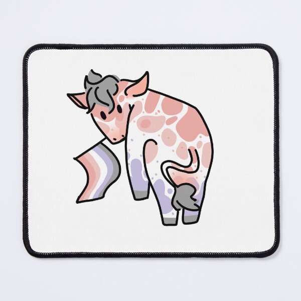 Item preview, Cupioromantic Pride Cow designed and sold by HelLoveHelena.
