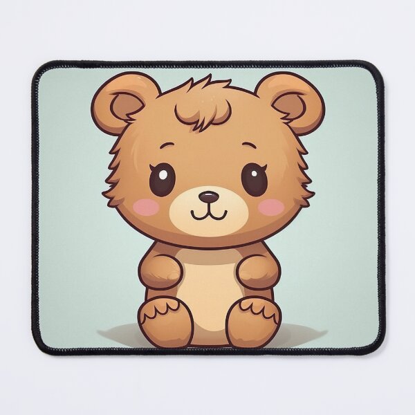 Item preview, Gentle Companion - Illustration of a Cuddly Little Bear designed and sold by Neuronexia.