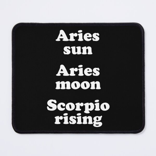 Item preview, Aries Sun Aries Moon Scorpio Rising designed and sold by butlermartin.