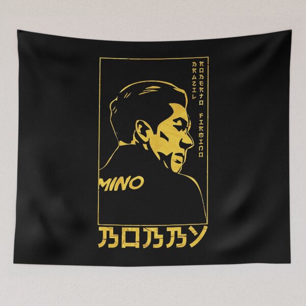 Item preview, Bobby Firmino Golden Style Portrait art illustration designed and sold by 442workshop.