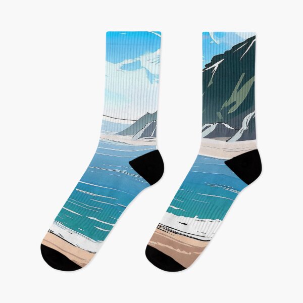 Item preview, Mountain Beach coast summer photography anime art designed and sold by TomFrontierArt.