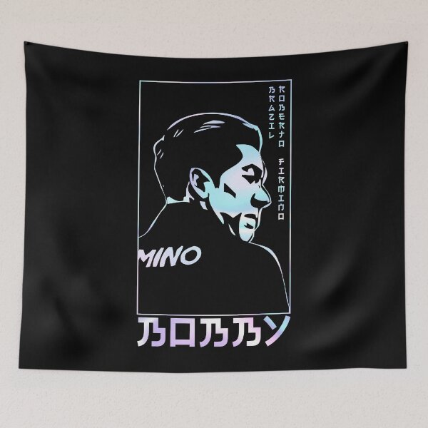 Item preview, Bobby Firmino Holographic Style Portrait art illustration designed and sold by 442workshop.