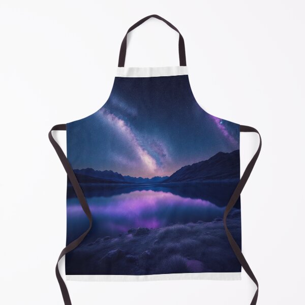 Item preview, Starry Sky Landscapes over Lake, Ai Generated Art designed and sold by AiGens.