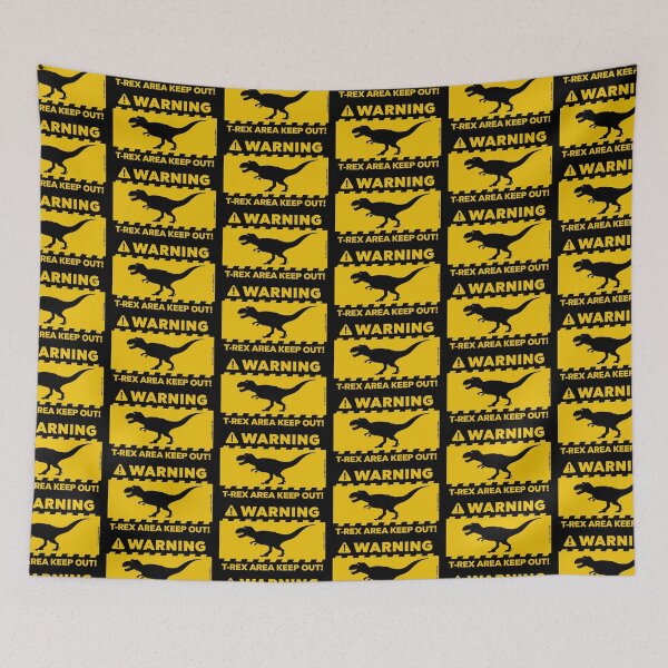 Item preview, WARNING T-rex KEEP OUT! Area - Signal designed and sold by AreaStickers.
