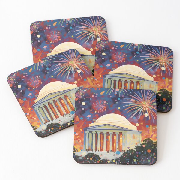 Item preview, Indipendence Day: Jefferson Memorial designed and sold by DigiWorldAi.