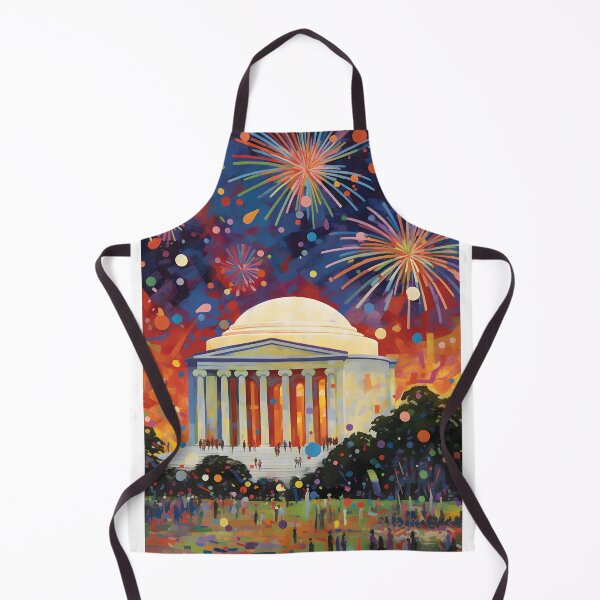 Item preview, Indipendence Day: Jefferson Memorial designed and sold by DigiWorldAi.