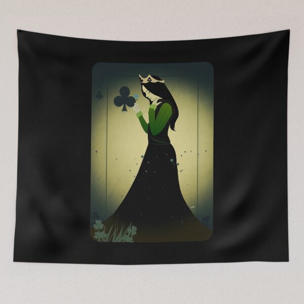 Item preview, Queen of Clubs designed and sold by aforestinorange.