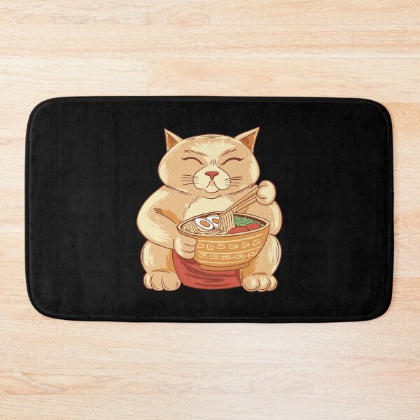 Item preview, Big cat eats ramen designed and sold by DerSenat.