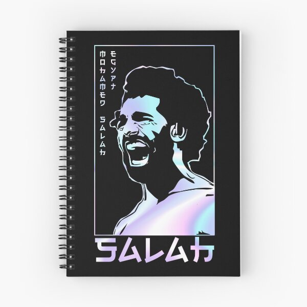 Item preview, Mo Salah Holographic Style Portrait art illustration designed and sold by 442workshop.