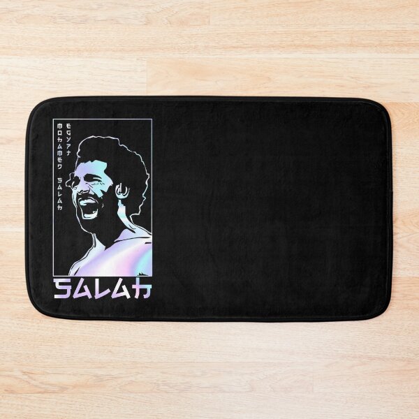 Item preview, Mo Salah Holographic Style Portrait art illustration designed and sold by 442workshop.