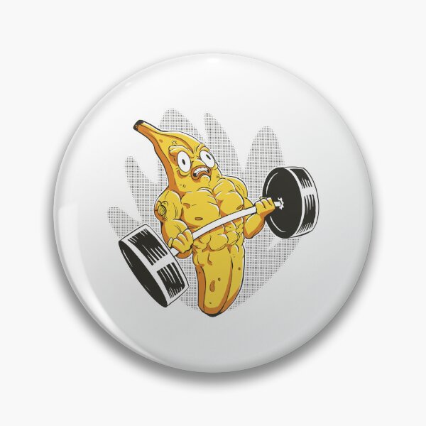 Item preview, banana, weightlifter designed and sold by DerSenat.