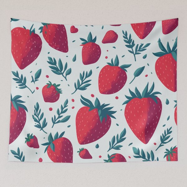 Item preview, Strawberry Background designed and sold by jkrphoto.