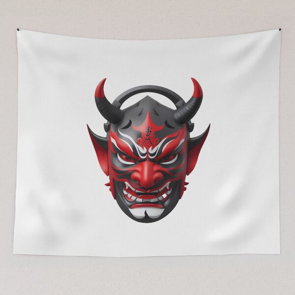 Item preview, DPrompt Design, T-Shirt, Funny Shirt, Dad Gifts, Mom Gift, Their Gifts , Graphic Tee, Cute JAPANESE HANNYA MASK designed and sold by DPrompt.