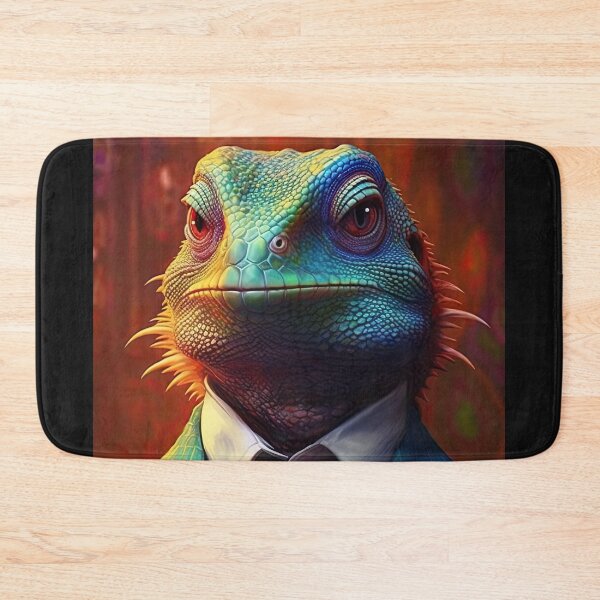 Item preview,  lizard  dressed in tie vest and fashionable and elegant clothes  designed and sold by Hermossa-Art.