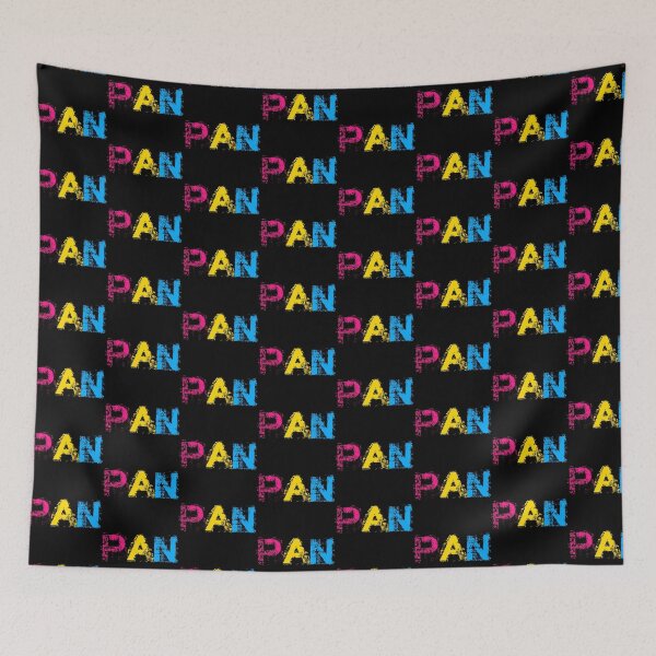 Item preview, Distressed Pan Pride Pansexual Flag  designed and sold by ontrendshirts.