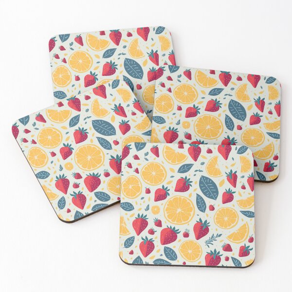 Item preview, Strawberry Lemon Background designed and sold by jkrphoto.
