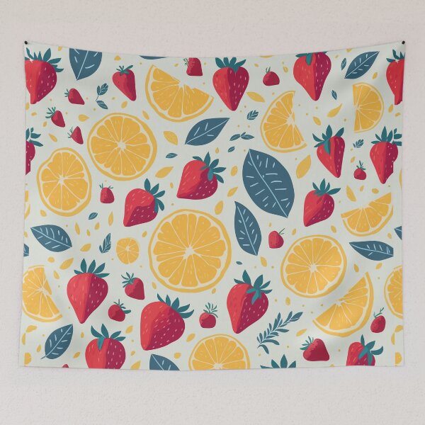 Item preview, Strawberry Lemon Background designed and sold by jkrphoto.