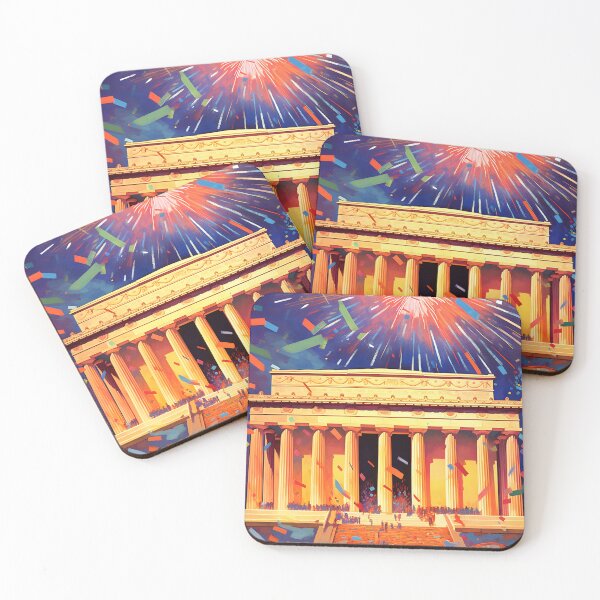 Item preview, Indipendence Day: Lincoln Memorial designed and sold by DigiWorldAi.