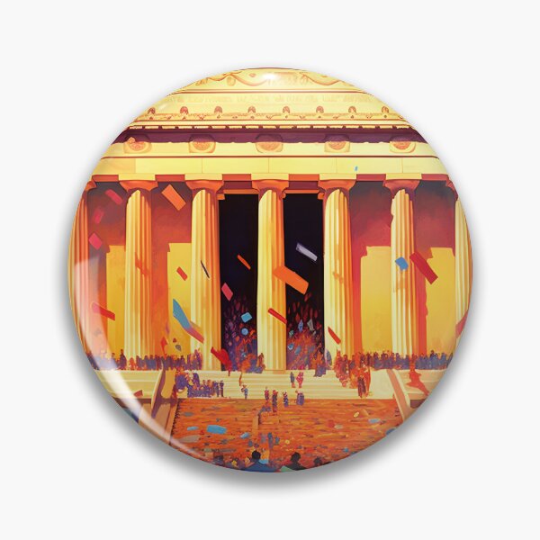 Item preview, Indipendence Day: Lincoln Memorial designed and sold by DigiWorldAi.