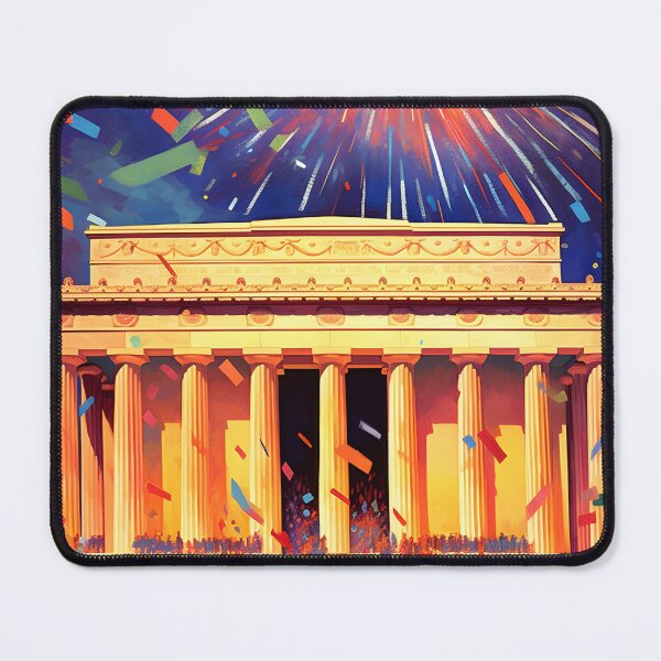 Item preview, Indipendence Day: Lincoln Memorial designed and sold by DigiWorldAi.