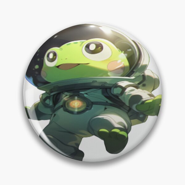 Item preview, Frog Sticker | Frog Floating In Space designed and sold by ridhifashion.