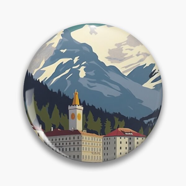 Item preview, Saint Moritz,Switzerland Ski Travel Poster designed and sold by BokeeLee.