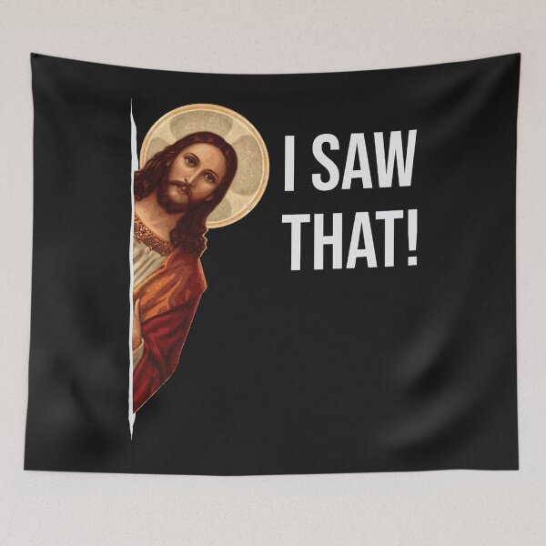 Item preview, Jesus Meme I Saw That designed and sold by UmarKhurshid.