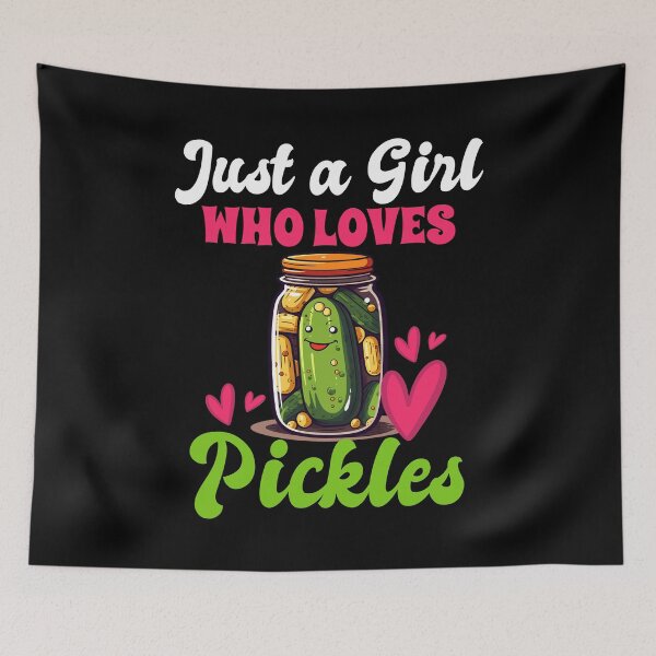 Item preview, Just A Girl Who Loves Pickles Canning designed and sold by Digital Story Time.