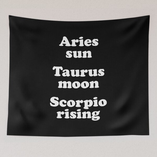 Item preview, Aries Sun Taurus Moon Scorpio Rising designed and sold by butlermartin.