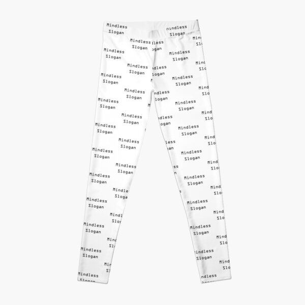 Leggings Slogan Redbubble