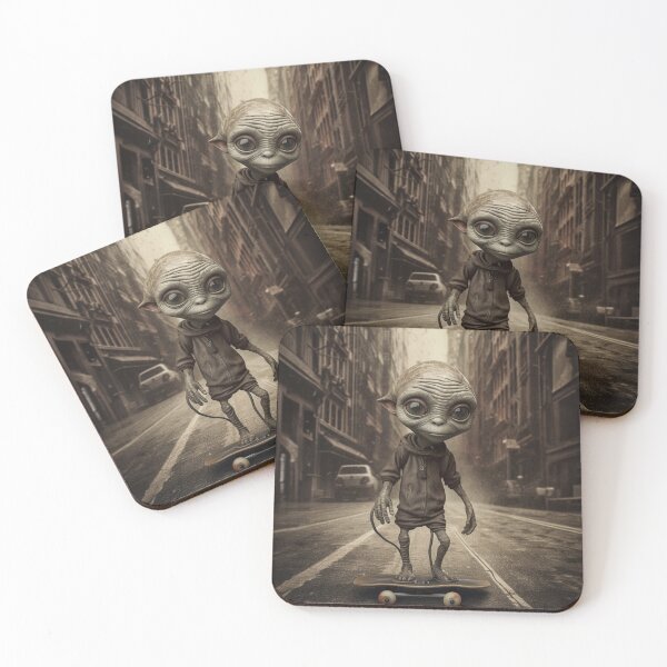 Item preview, Alien Invasion on Wheels designed and sold by soulofalion.