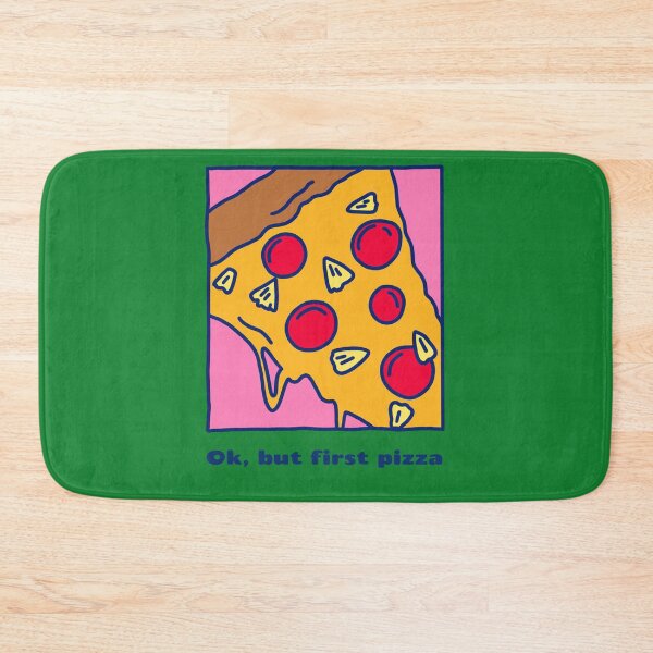 Item preview, Ok, But First Pizza. Cool Comic Style Pizza Lovers designed and sold by Rebel-Design.