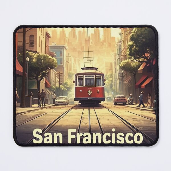 Item preview, San Francisco, Travel poster designed and sold by BokeeLee.