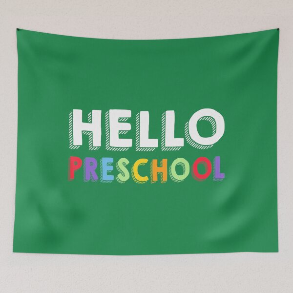 Item preview, Hello Preschool Funny Back To School 	 Kids 	 	  	 designed and sold by egzvxovrwwn37.