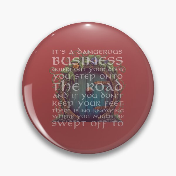Item preview, Round Door - Dangerous Business - Black - Fantasy designed and sold by buhrmss.