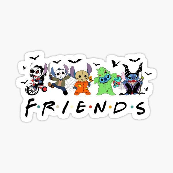 5 Friends Stickers for Sale